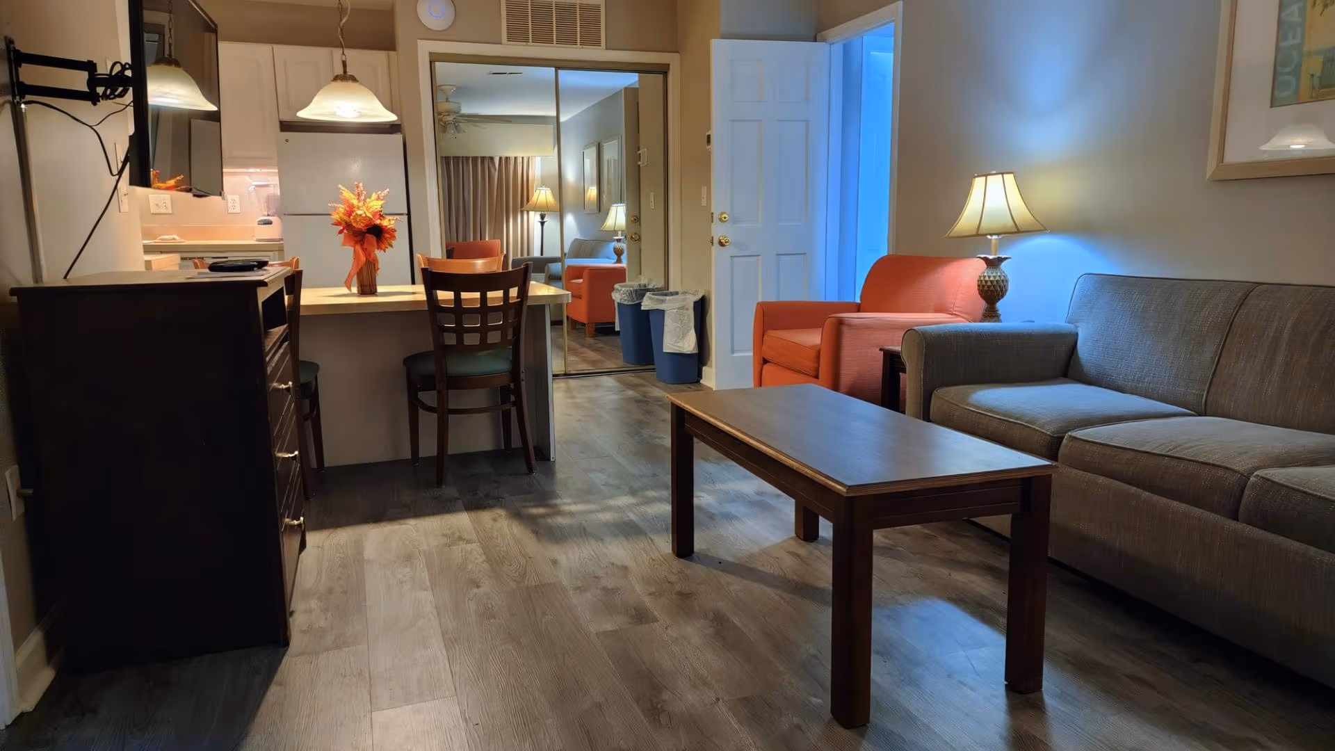 Ferris wheel and boardwalk attractions along Ocean City.